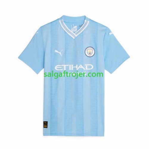 Manchester City Fodboldtrøjer Dame Hjemmebanesæt 2023/24 Kort ærmer Manchester City Fodboldtrøjer Dame Hjemmebanesæt 2023/24 Kort ærmer